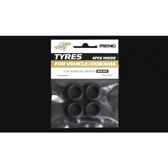 1/35 Tyres for Vehicle/Diorama (4pcs) 1/35 Tyres for Vehicle/Diorama (4pcs)