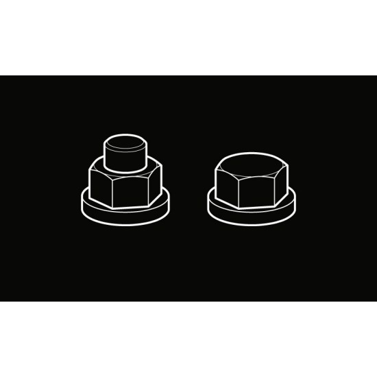 Nuts and Bolts for Vehicle/Diorama Set B - Large Nuts and Bolts for Vehicle/Diorama Set B - Large