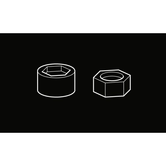 Nuts and Bolts for Vehicle/Diorama Set C Nuts and Bolts for Vehicle/Diorama Set C