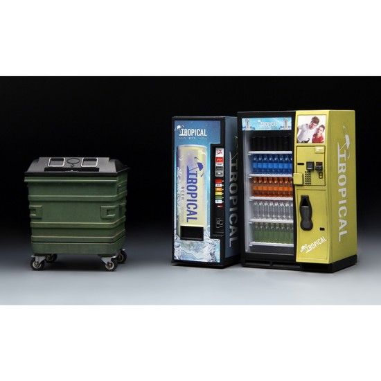 1/35 Vending Machine and Dustbin Set 1/35 Vending Machine and Dustbin Set