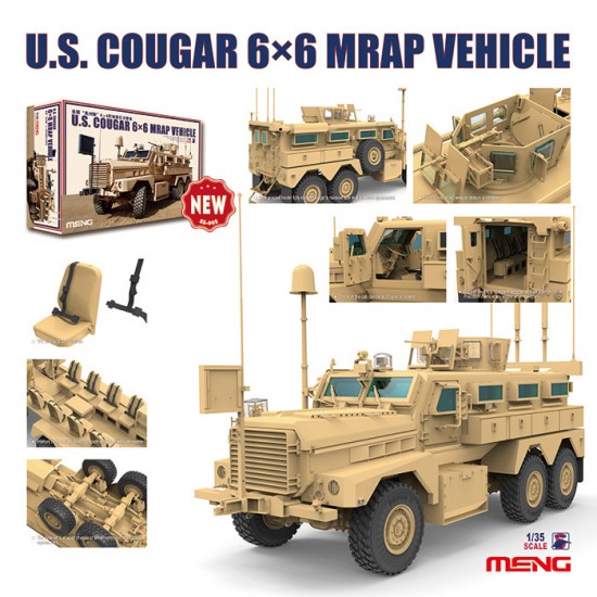 1/35 US Cougar 6x6 MRAP Vehicle 1/35 US Cougar 6x6 MRAP Vehicle