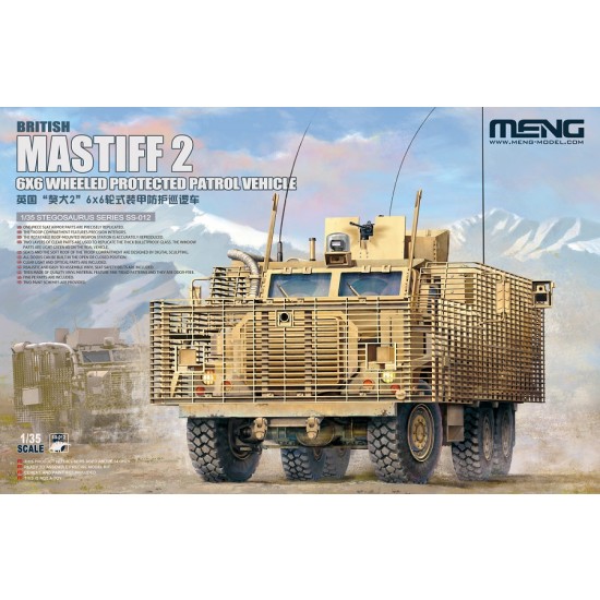 1/35 British Mastiff 2 6x6 Wheeled Protected Patrol Vehicle 1/35 British Mastiff 2 6x6 Wheeled Protected Patrol Vehicle