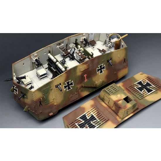 1/35 WWI German A7V Tank Krupp 1/35 WWI German A7V Tank Krupp