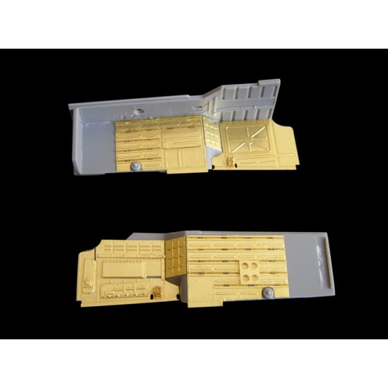 1/48 Mikoyan-Gurevich MiG-25 Wheel Bays for ICM kits 1/48 Mikoyan-Gurevich MiG-25 Wheel Bays for ICM kits