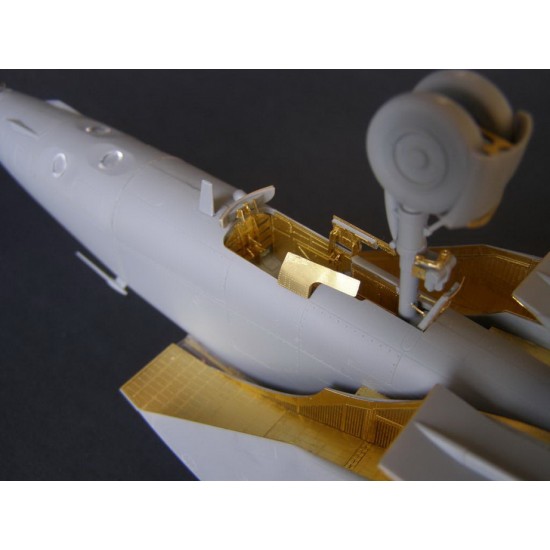 1/48 Mikoyan-Gurevich MiG-25 Wheel Bays for ICM kits 1/48 Mikoyan-Gurevich MiG-25 Wheel Bays for ICM kits
