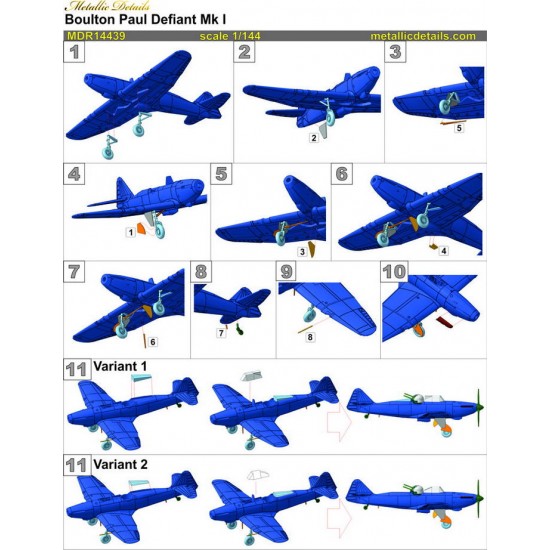 1/144 Boulton Paul Defiant Mk I Interceptor Aircraft 1/144 Boulton Paul Defiant Mk I Interceptor Aircraft
