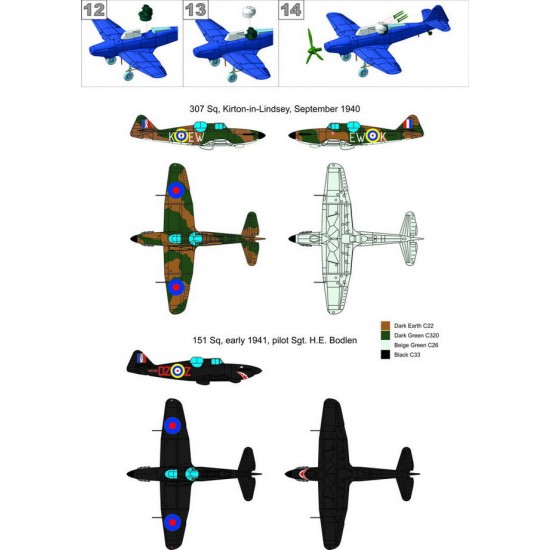 1/144 Boulton Paul Defiant Mk I Interceptor Aircraft 1/144 Boulton Paul Defiant Mk I Interceptor Aircraft