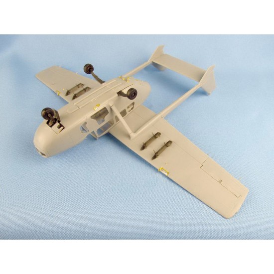 1/48 Cessna O-2A Exterior Detail Set for ICM kits 1/48 Cessna O-2A Exterior Detail Set for ICM kits