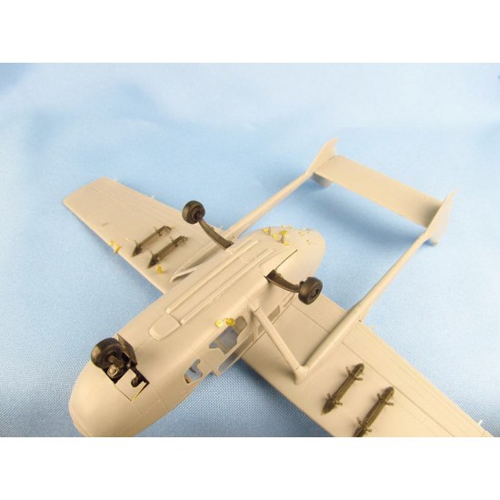 1/48 Cessna O-2A Exterior Detail Set for ICM kits 1/48 Cessna O-2A Exterior Detail Set for ICM kits