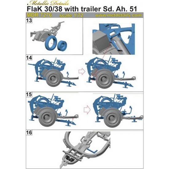 1/72 FlaK 30/38 with trailer Sd. Ah. 51 1/72 FlaK 30/38 with trailer Sd. Ah. 51