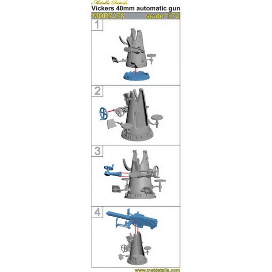 1/72 Vickers 40mm Automatic Gun 1/72 Vickers 40mm Automatic Gun