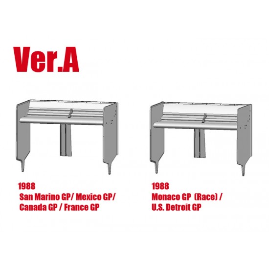 1/43 Multi-Material Kit: McLaren MP4/4 Ver.A 88 #11 Alain Prost/#12 Ayrton Senna 1/43 Multi-Material Kit: McLaren MP4/4 Ver.A 88 #11 Alain Prost/#12 Ayrton Senna