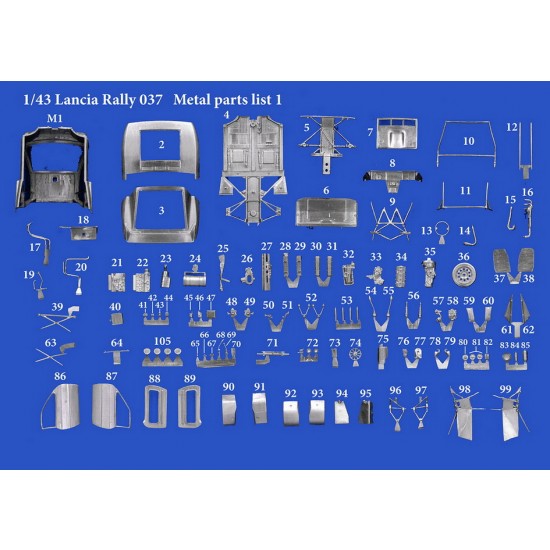 1/43 Multi-Material Kit: Rally 037 Ver.A Martini Racing 83 WRC Rd.1 Monte Carlo #1