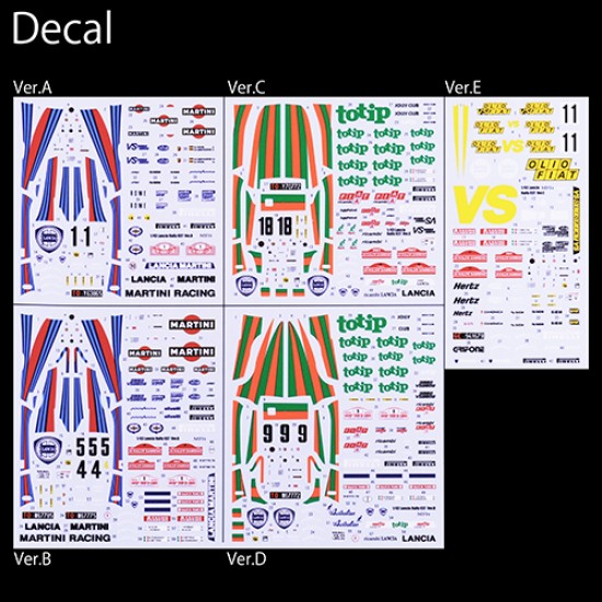 1/43 Multi-Material Kit: Rally 037 Ver.A Martini Racing 83 WRC Rd.1 Monte Carlo #1