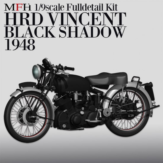 1/9 Full Detail kit - HRD Vincent Black Shadow 1948 1/9 Full Detail kit - HRD Vincent Black Shadow 1948