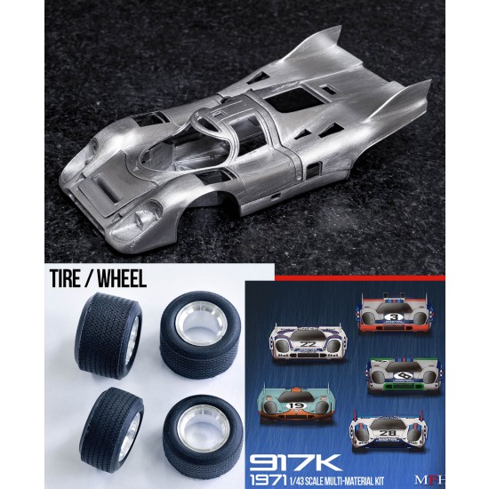 1/43 Porsche 917K 1971 Ver.C - Martini Team Monza #3/4 (Full Detail kit) 1/43 Porsche 917K 1971 Ver.C - Martini Team Monza #3/4 (Full Detail kit)