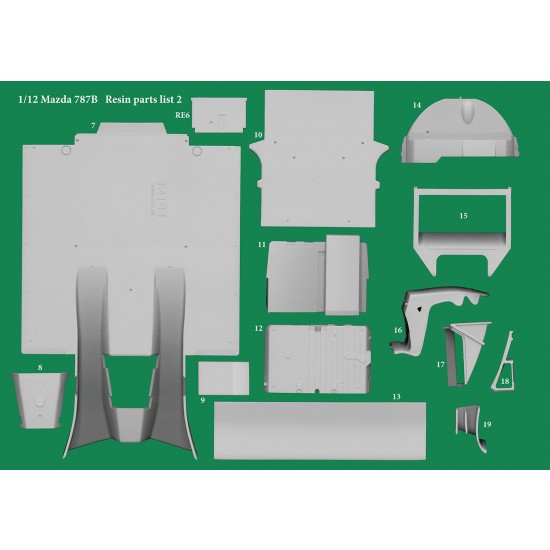 Multi-Media kit - 1/12 Mazda 787B [Full Detail Kit]