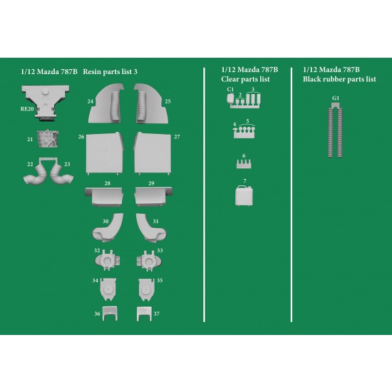 Multi-Media kit - 1/12 Mazda 787B [Full Detail Kit]