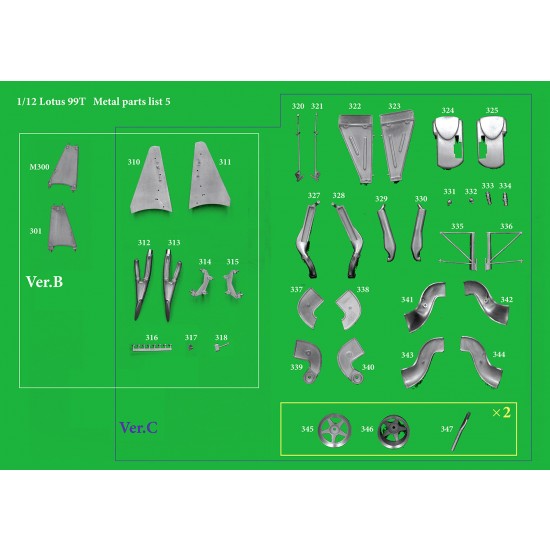 1/12 Team Lotus Type 99T Ver.C: 1987 Rd.15 Japanese GP #11 S.Nakajima #12 A.Senna 1/12 Team Lotus Type 99T Ver.C: 1987 Rd.15 Japanese GP #11 S.Nakajima #12 A.Senna