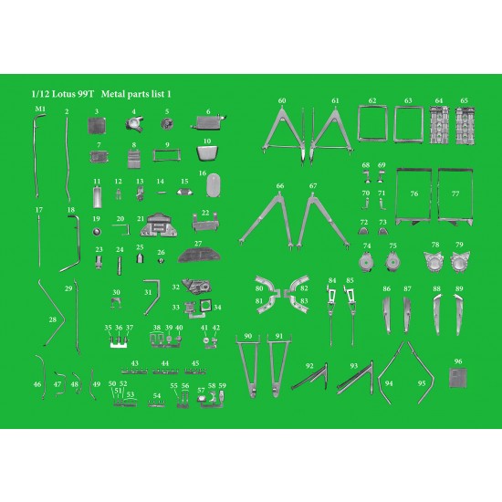 1/12 Team Lotus Type 99T Ver.C: 1987 Rd.15 Japanese GP #11 S.Nakajima #12 A.Senna 1/12 Team Lotus Type 99T Ver.C: 1987 Rd.15 Japanese GP #11 S.Nakajima #12 A.Senna