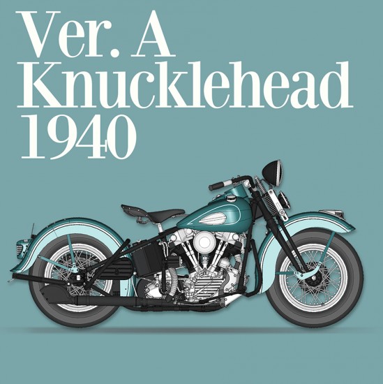 1/9 Knucklehead 1940 (Ver.A) [Multi-material Full Detail Kit]