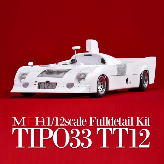 1/12 Multi-material Kit: Tipo33 TT12 Ver.C 1975 Rd.5 Spa 1000km Winner #2 #1 1/12 Multi-material Kit: Tipo33 TT12 Ver.C 1975 Rd.5 Spa 1000km Winner #2 #1