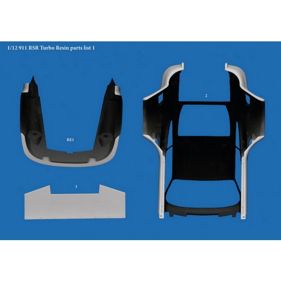 1/12 Multi-Material Kit: Porsche 911 Carrera RSR Turbo Ver.B 1974 LM 24hours No.21 1/12 Multi-Material Kit: Porsche 911 Carrera RSR Turbo Ver.B 1974 LM 24hours No.21