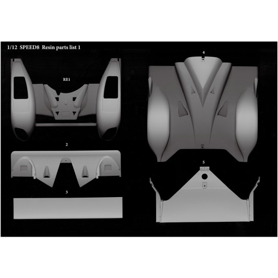 1/12 Multimedia kit - Bentley Speed 8 2003LM 1/12 Multimedia kit - Bentley Speed 8 2003LM
