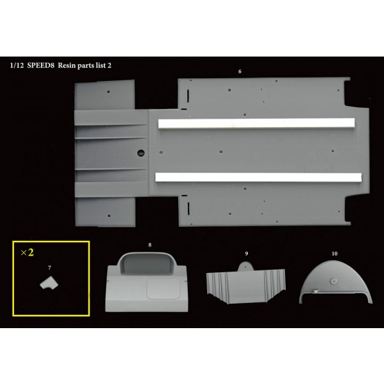 1/12 Multimedia kit - Bentley Speed 8 2003LM 1/12 Multimedia kit - Bentley Speed 8 2003LM