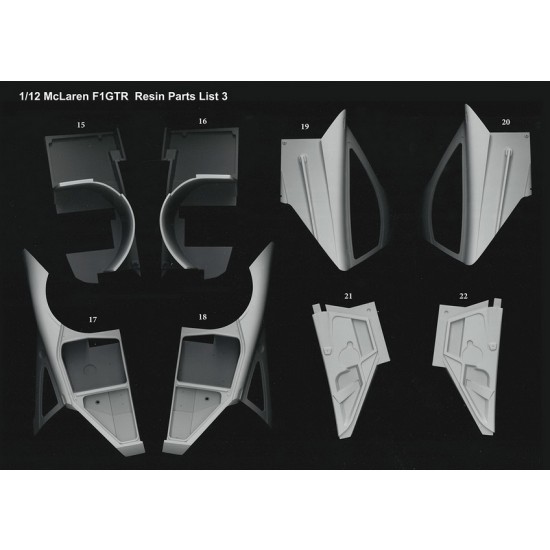 1/12 Full Detail Kit: McLaren F1 GTR [96 LM Team Bigazzi]
