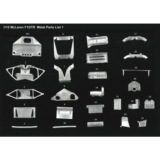 1/12 Full Detail Kit: McLaren F1 GTR [96 LM Team Bigazzi]