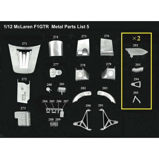 1/12 Full Detail Kit: McLaren F1 GTR [96 LM Team Bigazzi]