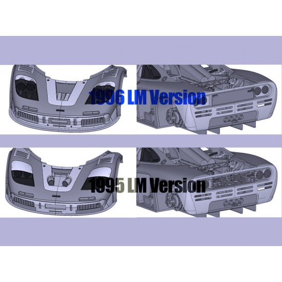 1/12 Full Detail Kit: McLaren F1 GTR [96 LM Team Bigazzi]