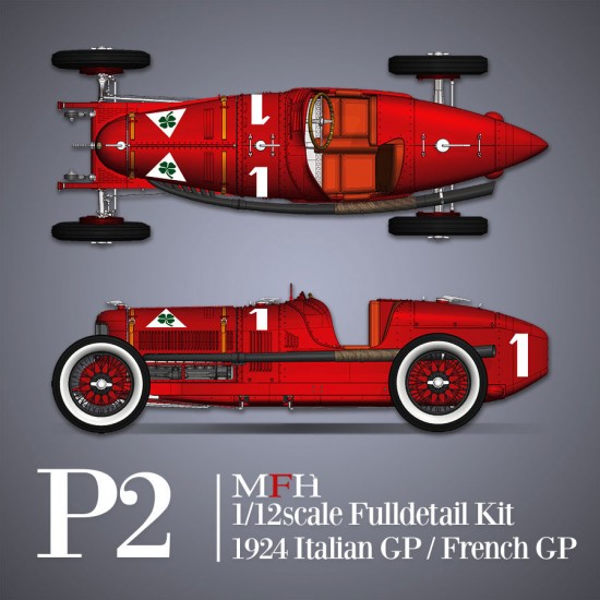 1/12 P2 1924 Italian GP #1 Antonio Ascari/French GP #10 Giuseppe Campari 1/12 P2 1924 Italian GP #1 Antonio Ascari/French GP #10 Giuseppe Campari