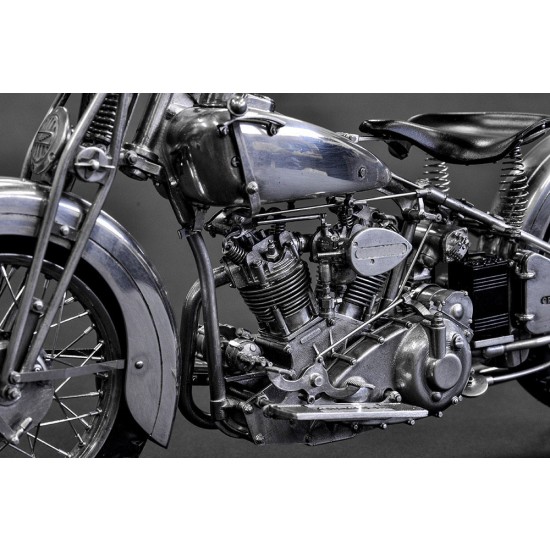 1/9 Crocker Hemi-Head 1936 Small Tank Motorcycle Full Detail Kit 1/9 Crocker Hemi-Head 1936 Small Tank Motorcycle Full Detail Kit