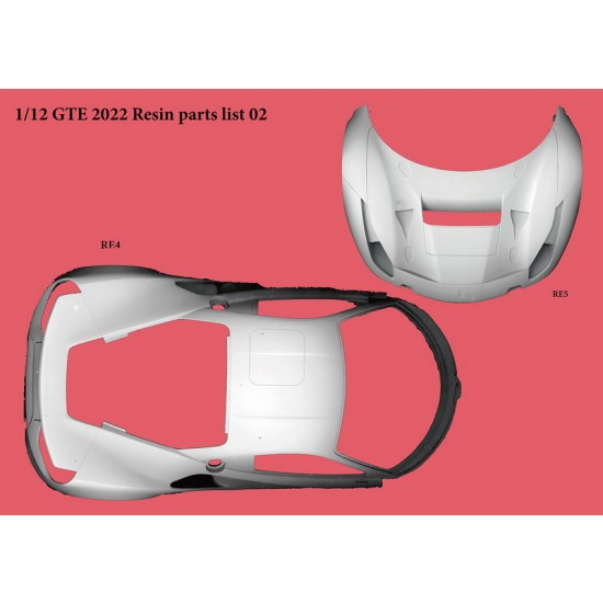1/12 Ferrari 488 GTE Evo 2022 WEC 2022 LM GTE PRO AF Corse #51/#52 1/12 Ferrari 488 GTE Evo 2022 WEC 2022 LM GTE PRO AF Corse #51/#52