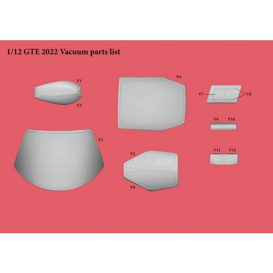 1/12 Ferrari 488 GTE Evo 2022 WEC 2022 LM GTE PRO AF Corse #51/#52 1/12 Ferrari 488 GTE Evo 2022 WEC 2022 LM GTE PRO AF Corse #51/#52