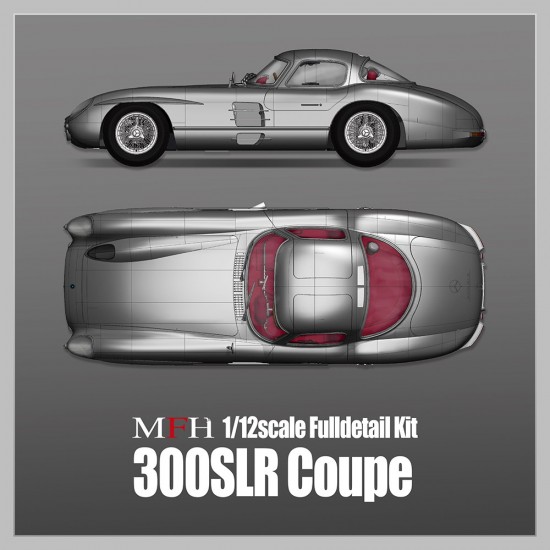 1/12 Mercedes-Benz 300SLR Coupe Multi-material kit 1/12 Mercedes-Benz 300SLR Coupe Multi-material kit