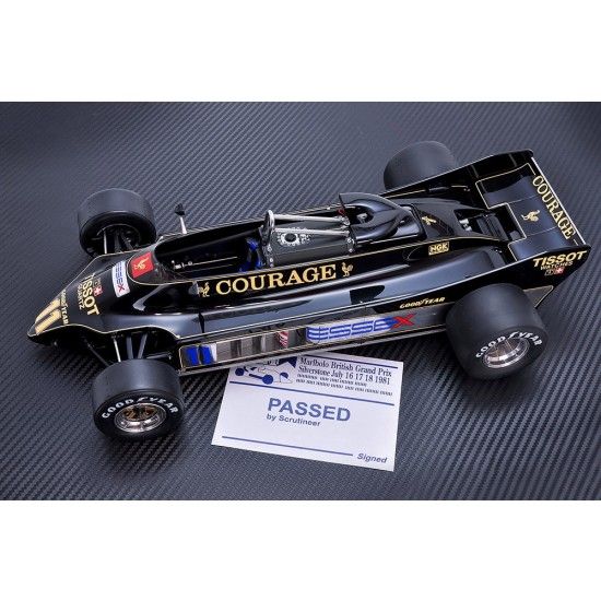 1/12 LOTUS TYPE 88B 1981 Rd.9 British GP #11 Elio de Angelis / #12 Nigel Mansell 1/12 LOTUS TYPE 88B 1981 Rd.9 British GP #11 Elio de Angelis / #12 Nigel Mansell