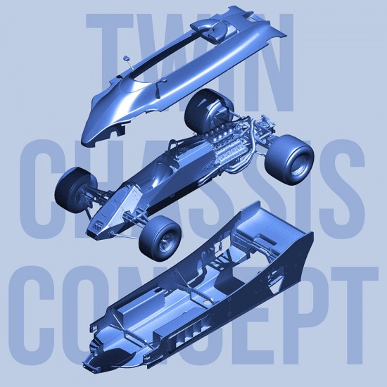 1/12 LOTUS TYPE 88B 1981 Rd.9 British GP #11 Elio de Angelis / #12 Nigel Mansell 1/12 LOTUS TYPE 88B 1981 Rd.9 British GP #11 Elio de Angelis / #12 Nigel Mansell
