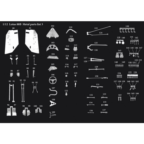 1/12 LOTUS TYPE 88B 1981 Rd.9 British GP #11 Elio de Angelis / #12 Nigel Mansell 1/12 LOTUS TYPE 88B 1981 Rd.9 British GP #11 Elio de Angelis / #12 Nigel Mansell