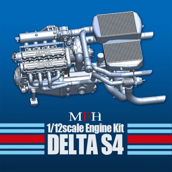 1/12 Lancia Delta S4 Engine kit 1/12 Lancia Delta S4 Engine kit
