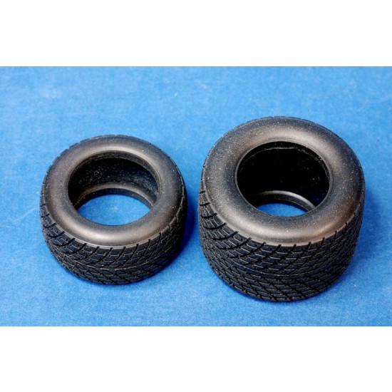 1/20 1980s F1 Rain Tyres for Tamiya kit (4pcs) 1/20 1980s F1 Rain Tyres for Tamiya kit (4pcs)