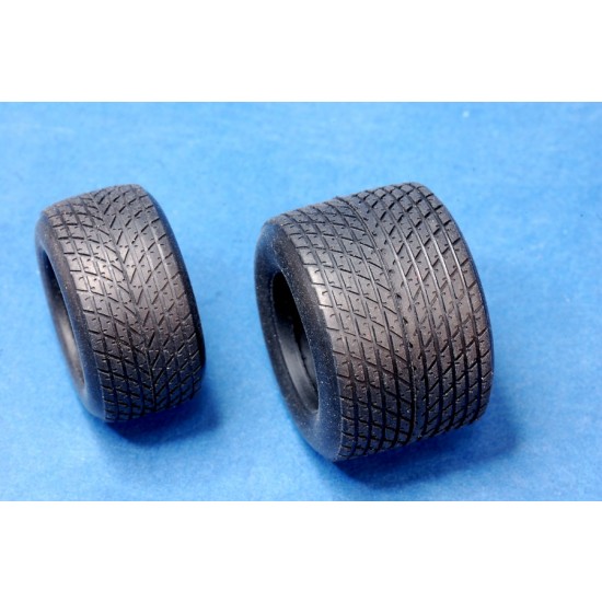 1/20 1980s F1 Rain Tyres for Tamiya kit (4pcs) 1/20 1980s F1 Rain Tyres for Tamiya kit (4pcs)