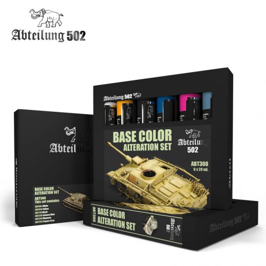 502 Abteilung Oil Paint Set - Base Colour Alteration Set (6x 20ml) 502 Abteilung Oil Paint Set - Base Colour Alteration Set (6x 20ml)