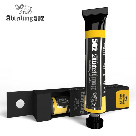 502 Abteilung Oil Paint - Metal Power Gold (20ml) 502 Abteilung Oil Paint - Metal Power Gold (20ml)