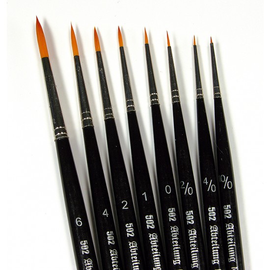 Round Brush Size 4/0 Round Brush Size 4/0