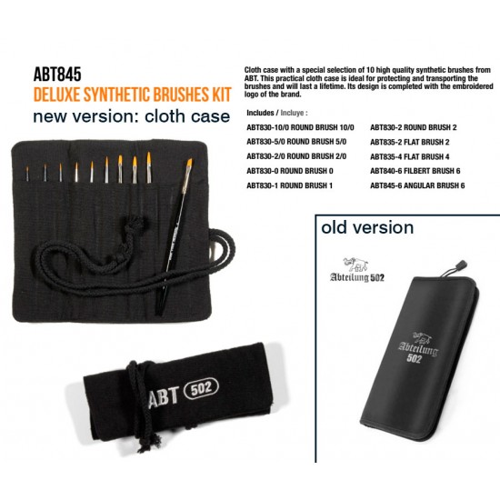 Deluxe Brushes Kit (10 brushes in different size) Deluxe Brushes Kit (10 brushes in different size)