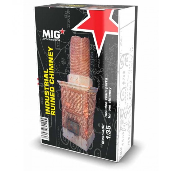 1/35 Industrial Ruined Chimney 1/35 Industrial Ruined Chimney