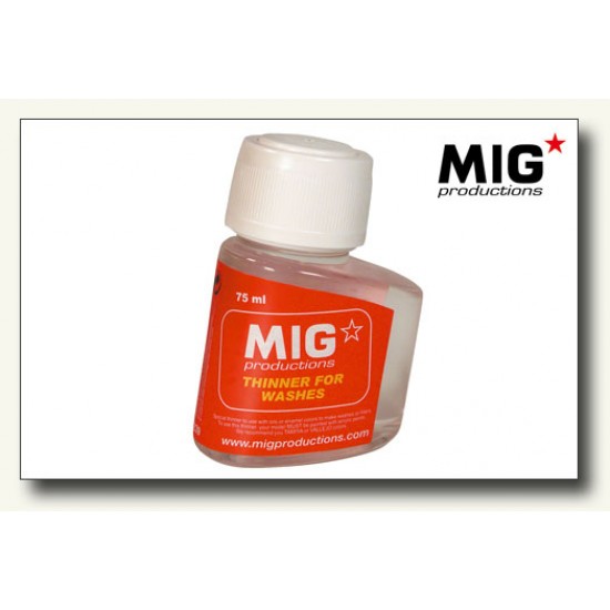 Thinner for Washes (Use with Oils or Enamel Paints) 75ml Thinner for Washes (Use with Oils or Enamel Paints) 75ml